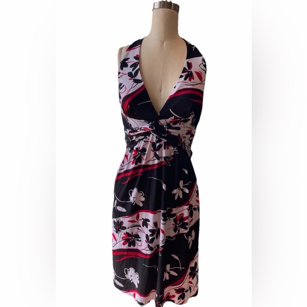 Ruby Rox Floral Halter Dress Y2K 2000s Party Summer Small - Picture 2 of 11